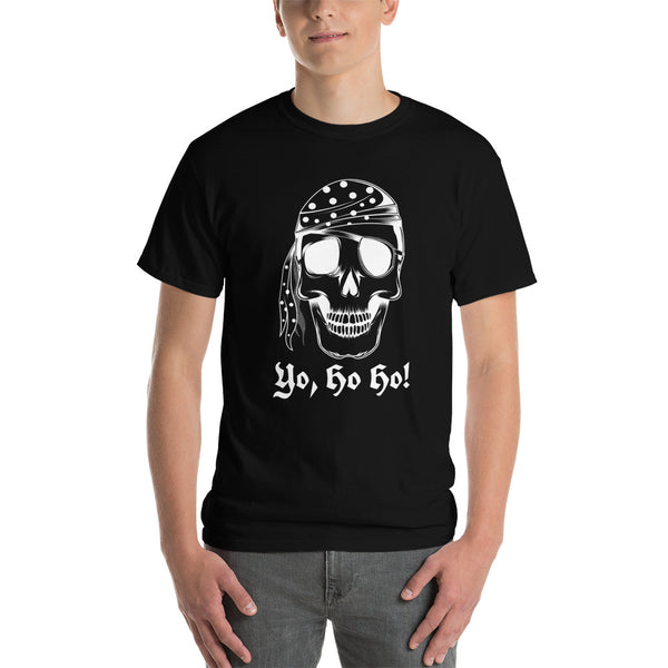 Yo, Ho Ho Pirate Skull - Gildan - Plus Size - Men's Short Sleeve T-Shirt