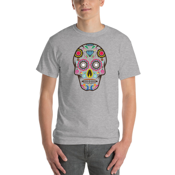 Diamond Sugar Skull - Gildan - Plus Size - Men's Short Sleeve T-Shirt