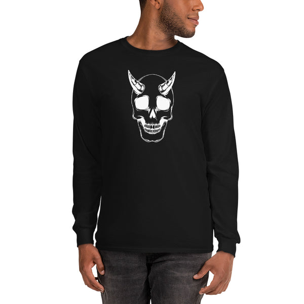 Demon Skull - Gildan - Plus Size - Men’s Long Sleeve Shirt