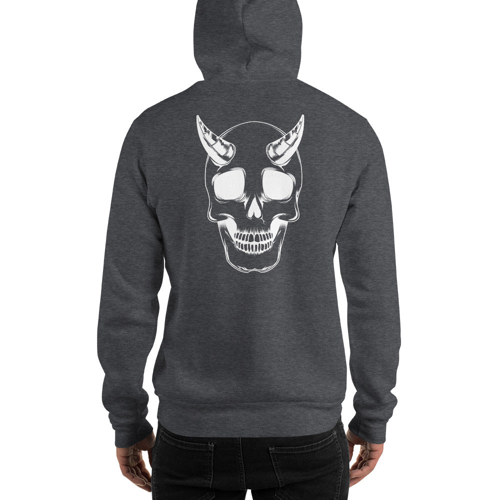 Plus size hot sale skull hoodie