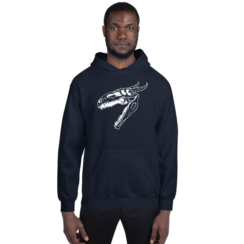 Dragon Skull Gildan Plus Size Unisex Hoodie XXL Edge